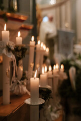 Communion Candle for First Holy Communion Ceremony