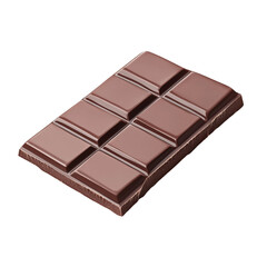 A tempting bar of rich, dark chocolate, broken into perfect squares. Each piece invites a moment of indulgence