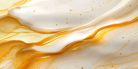 Creamy White and Gold Texture Background