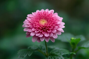 Fototapeta premium Pink Chrysanthemum Blossom in Nature