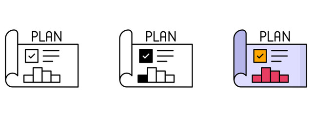 Businessman plan  SVG Icon