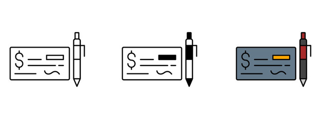  Cheque  SVG Icon