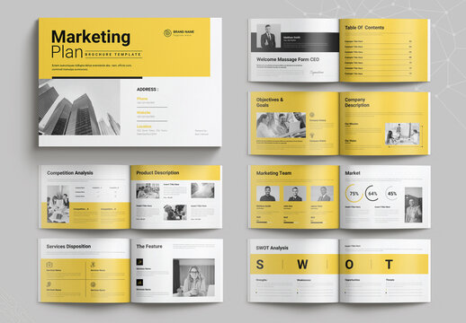 Marketing Plan Template Landscape