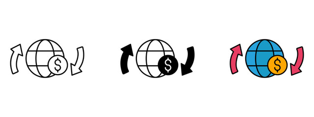 Global Transfer   SVG Icon