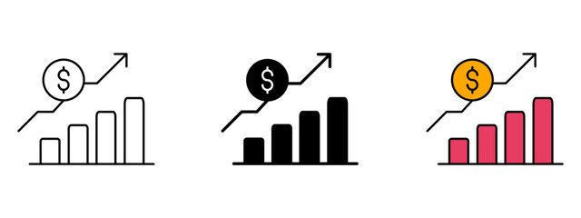 Growth Chart  SVG Icon