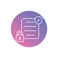 Privacy Policy Supplier vector icons stock illustration