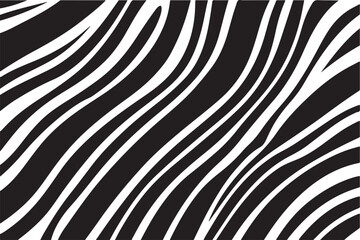 Abstract illustration of zebra stripe for background and wallpaper