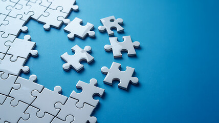 Obraz premium Arrow shaped jigsaw puzzle