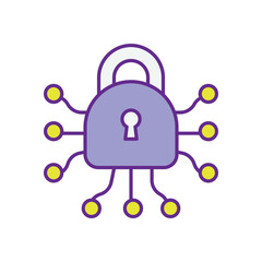 Digital Fortress Supplier vector icons stock illustration