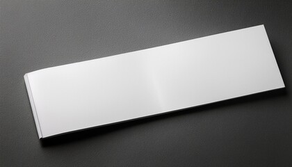 blank bookmark mockup white simple book paper blanks