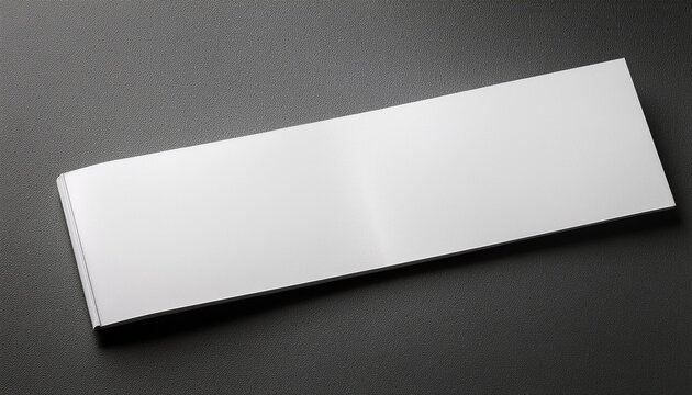 blank bookmark mockup white simple book paper blanks