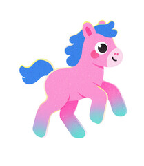 toy horse on white