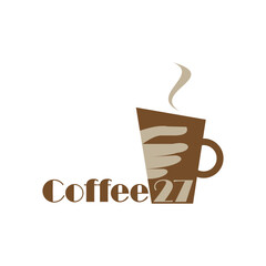 Coffee, cafe, business logo design.