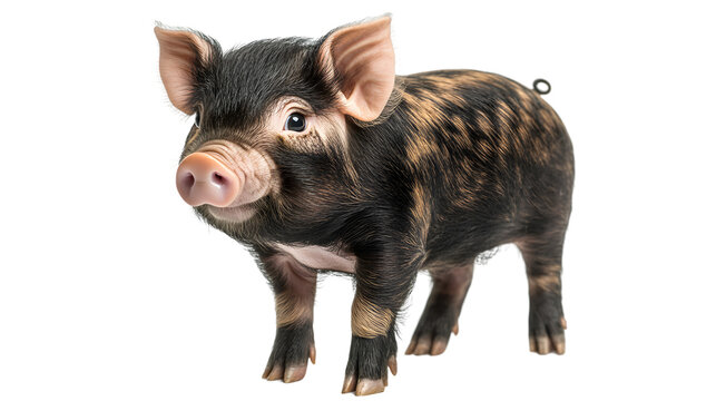 Professional Front Side Face View of Gottingen Minipig Pot Bellie
