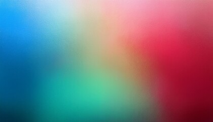 Fototapeta premium colorful blurry gradient blue green red frosted glass effect abstract glassmorphism plain background