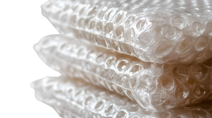 Bubble Wrap Isolated on White Background - Professional Packaging Material