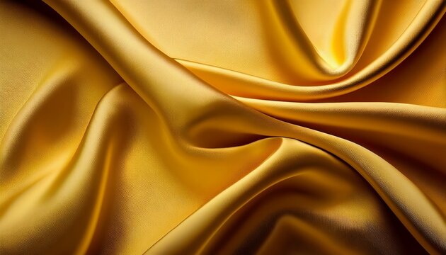 smooth elegant yellow silk can use as background
