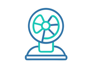 Simple Vector Illustration of a Mini-Split Air Conditioner. Clean line art illustration of a mini-split air conditioner.