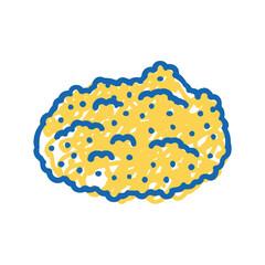 semolina grain healthy icon doodle illustration