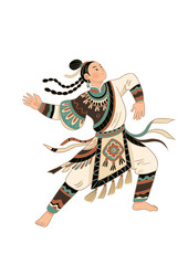 cartoon illustration of a superhero