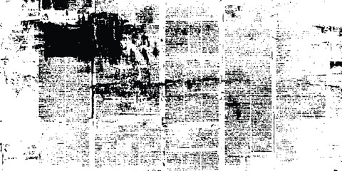 Vector old white newspaper paper grunge vintage background. Newspaper Grunge black and white. Newspaper paper grunge vintage old aged texture background. Newspaper with old grunge. 