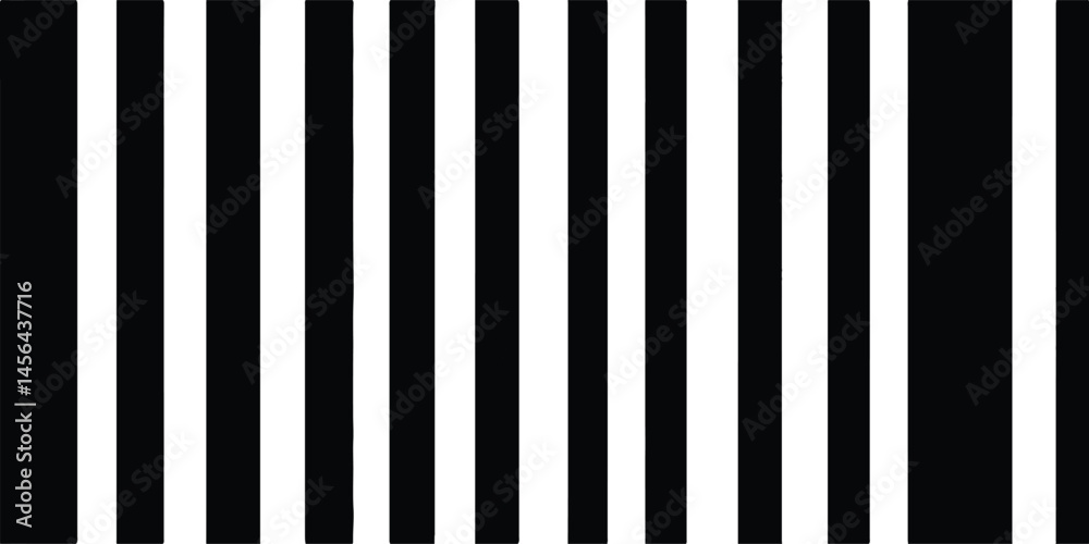Poster Black color and white color background with lines. Shocking ghost white color and black color lines transparent white background.