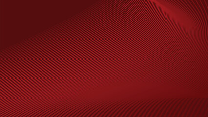 Red stripes wavy line abstract background for backdrop