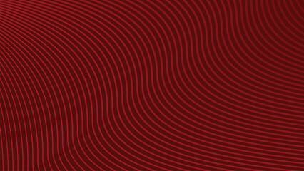 Red stripes wavy line abstract background for backdrop