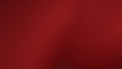 Red stripes wavy line abstract background for backdrop