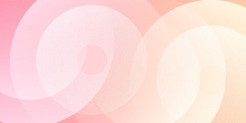 abstract background.modern.minimalist.pink and yellow gradations.circle effect.memphis.trendy .eps 10