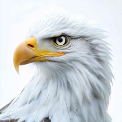 Obraz premium Majestic Bald Eagle Profile Close Up