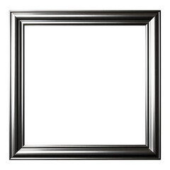 Fototapeta premium silver-frame-border_image-template-design-element-photo-background