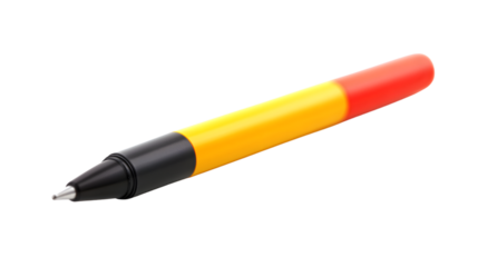 Vibrant Marker Pen Isolated on White Background for School Supplies Ad Campaigns