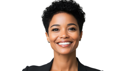 Smiling African American Businesswoman Portrait