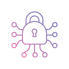 Digital Fortress Supplier vector icons stock illustration