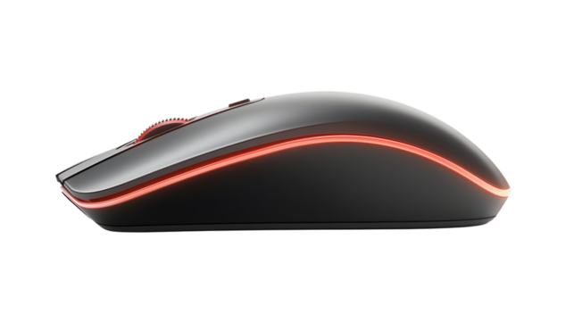 Professional Computer Mouse Isolated on White Background for Design Projects