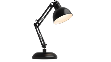 Modern Gaming Desk Lamp Isolated on White Background for Professional Setups