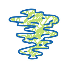 stench smell icon doodle illustration