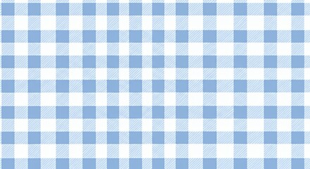 Light Blue Gingham Pattern: A Seamless Texture for Design Projects