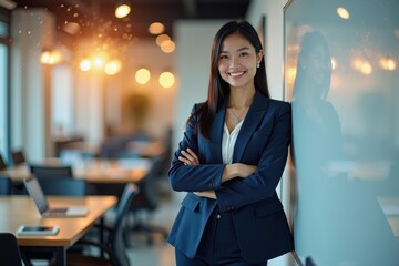 Mortal self reflection. Woman stands before mirrored wall, symbolizing introspection and self-reflection amidst uncertainty and inner turmoil always.