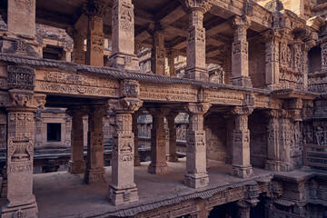 Rani Ki Vav temple and Stepwell in Patan city, India