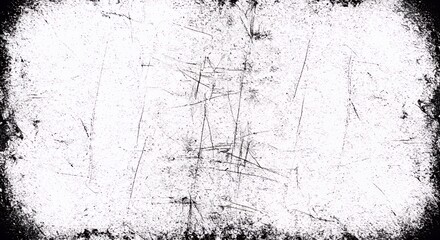 Obraz premium Abstract Black and White Grunge Texture: A Distressed Scratched Surface