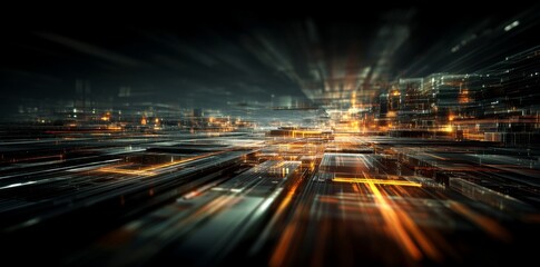 Obraz premium Generative ai technology used to create abstract digital background for stock and other applications