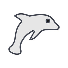 Dolphin Vector Icon