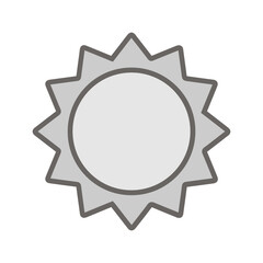 Sun Vector Icon