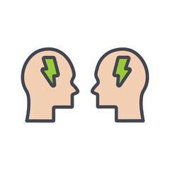 Conflict Vector Icon