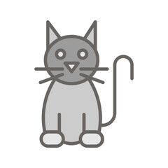 Black Cat Vector Icon