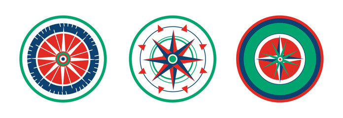 Set Various vintage marine compasses 