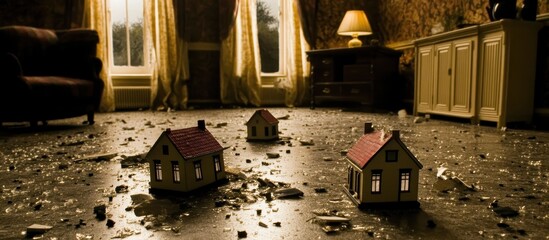 Obraz premium Shattered Homes