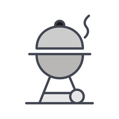 BBQ Grill Vector Icon
